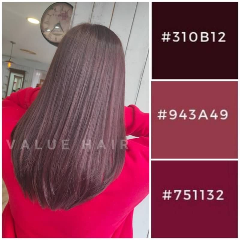 【台中染髮推薦】玫瑰粉棕色髮色