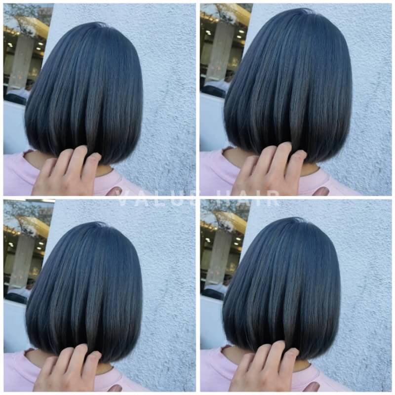 【台中染髮推薦】極光藍綠髮色