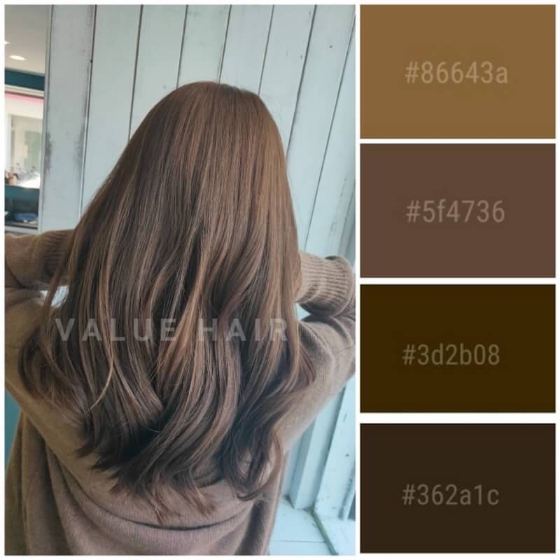 【台中染髮推薦】蜂蜜茶棕色髮色
