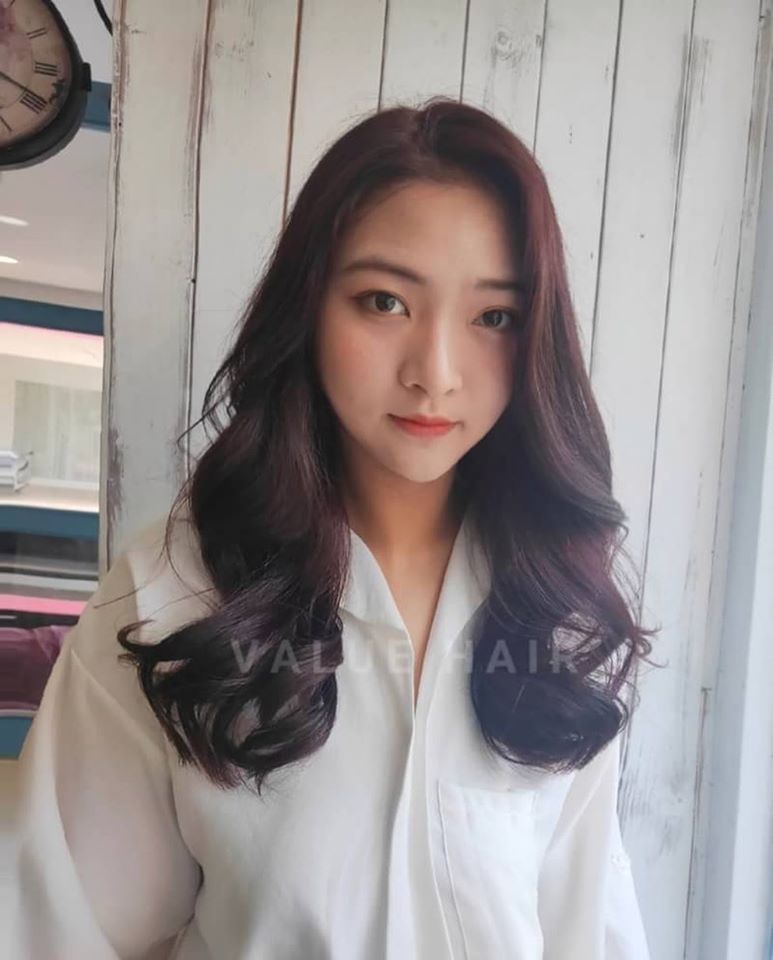 【台中染髮推薦】微醺~胭脂酒紅色髮色