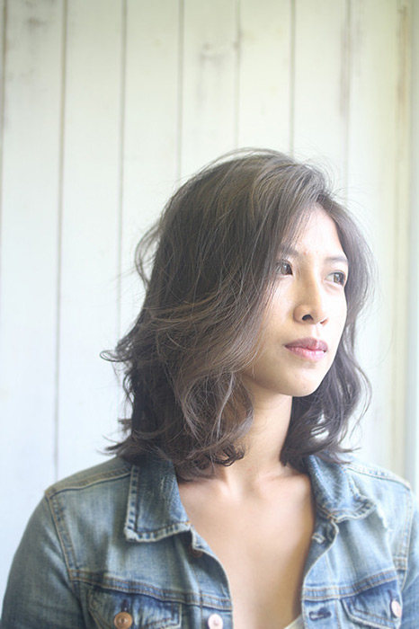 台中染髮，霧灰色髮色