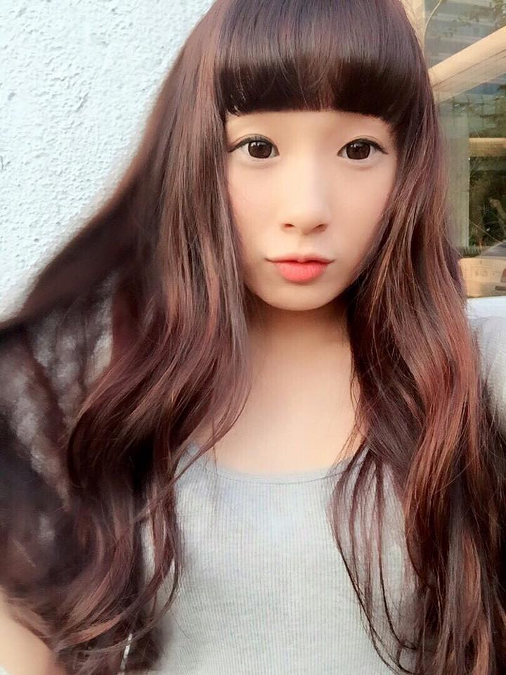 紫羅蘭棕色髮色,台中剪髮,台中染髮,台中燙髮