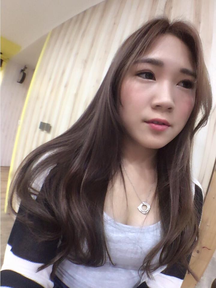 台中燙髮,台中染髮,台中剪髮,粉咖灰紫色