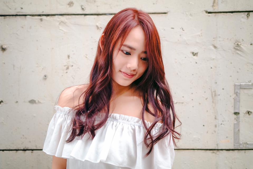 台中燙髮,台中染髮,台中一中街剪髮,台中一中街染髮,覆盆莓紅髮色