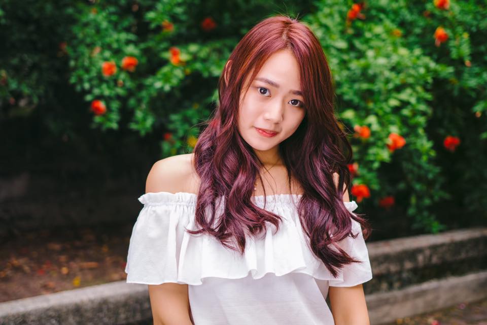 台中燙髮,台中染髮,台中一中街剪髮,台中一中街染髮,覆盆莓紅髮色