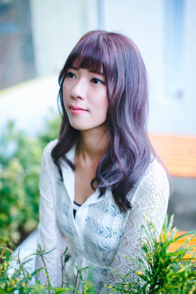 台中燙髮,台中染髮,台中剪髮,台中一中染髮,薰衣草霧灰髮色