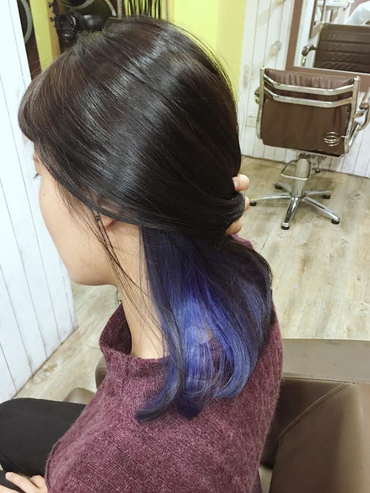 黑茶色髮色,台中染髮,台中剪髮,台中燙髮,一中街染髮推薦