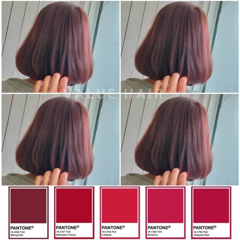 【台中染髮推薦】柔霧玫瑰棕色髮色