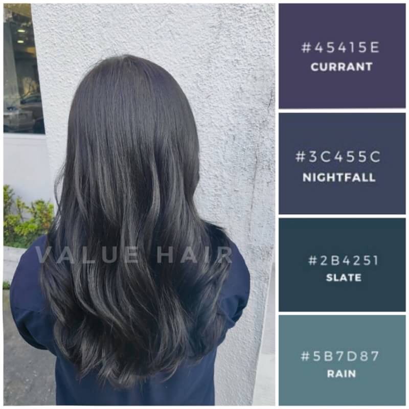 【台中染髮推薦】青木黑茶色髮色