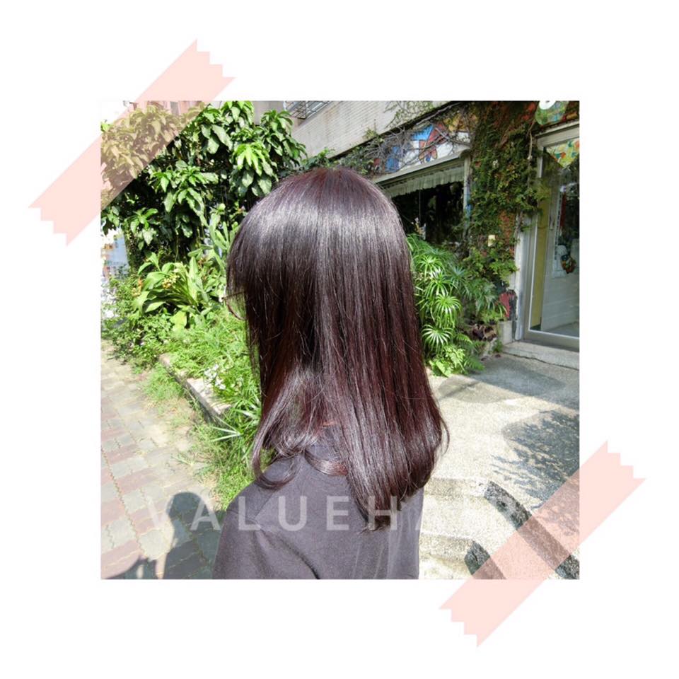 【台中染髮推薦】深紫羅蘭色髮色