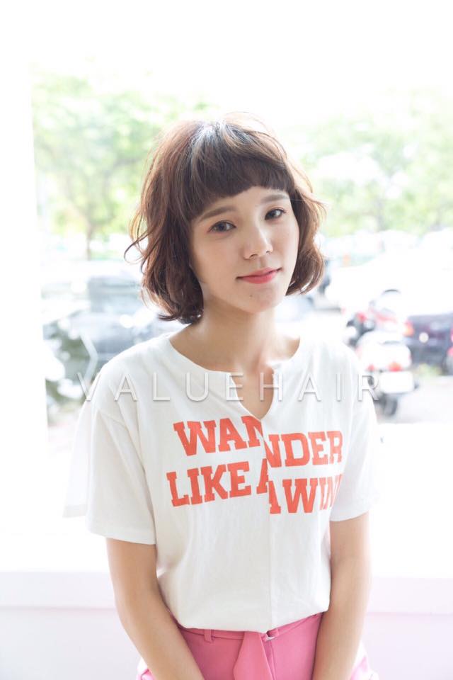 【台中染髮推薦】日系微捲髮 -莫夫色調髮色