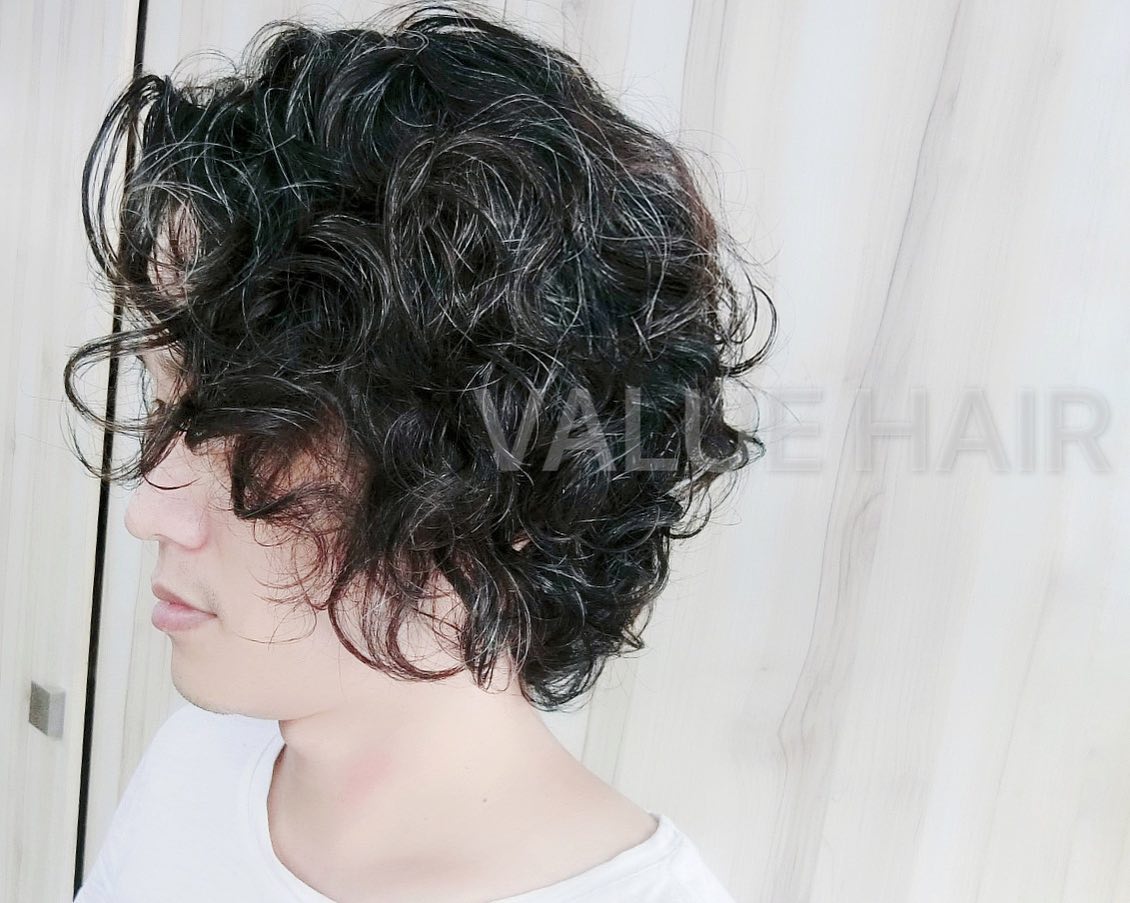 【台中燙髮推薦】日系男生捲髮～