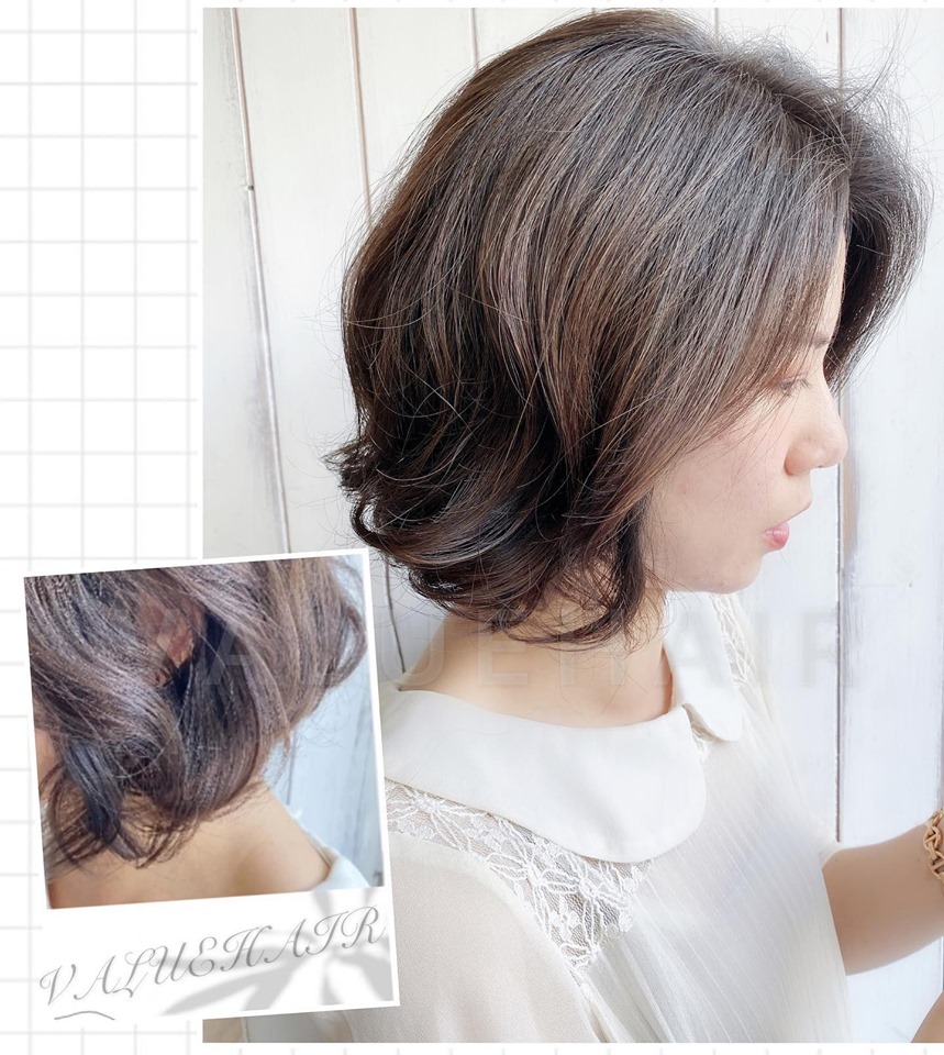 【台中燙髮推薦】短髮女孩隨性捲