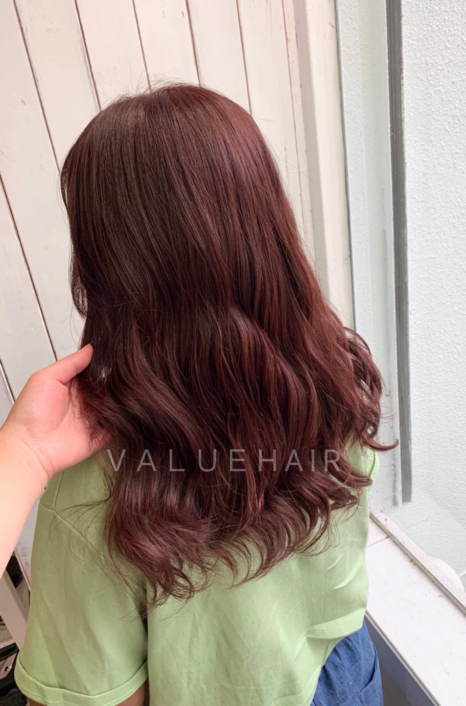 【台中染髮推薦】粉霧玫瑰棕髮色