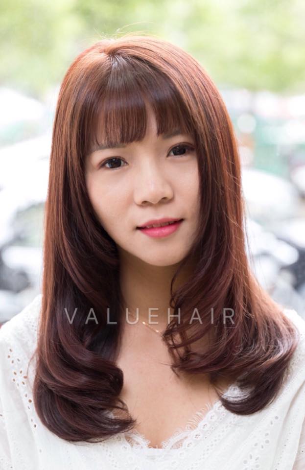 【台中染髮推薦】楓紅棕髮色