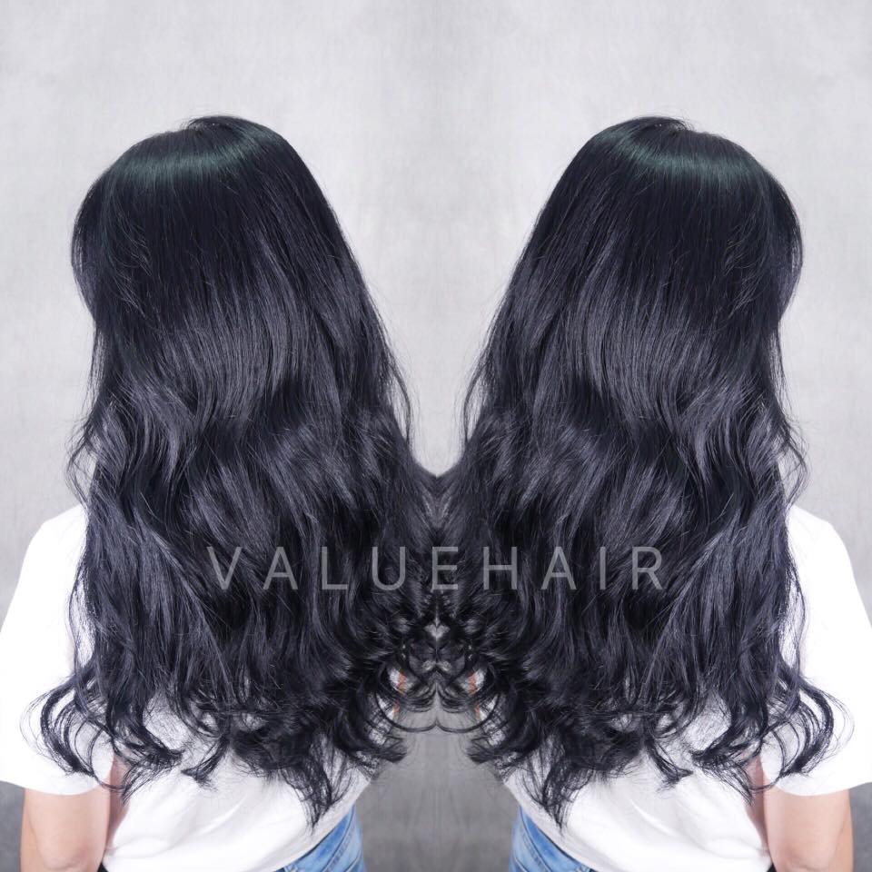 【台中染髮推薦】墨藍色髮色