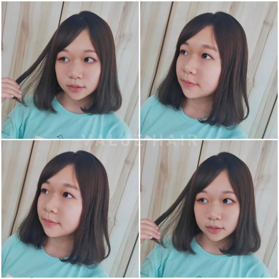 【台中燙髮推薦】縮毛矯正+c字彎燙