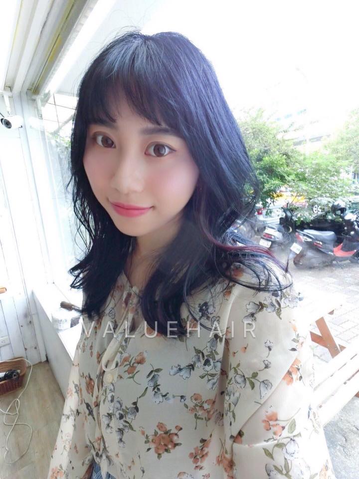 【台中染髮推薦】黑藍色髮色