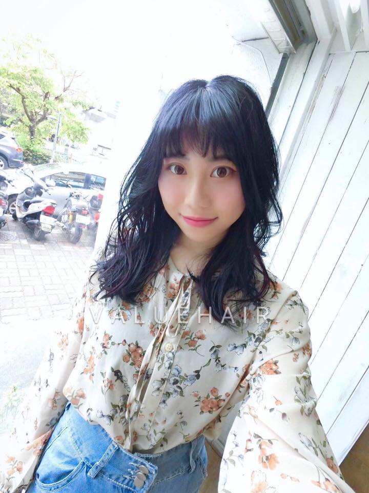 【台中染髮推薦】黑藍色髮色