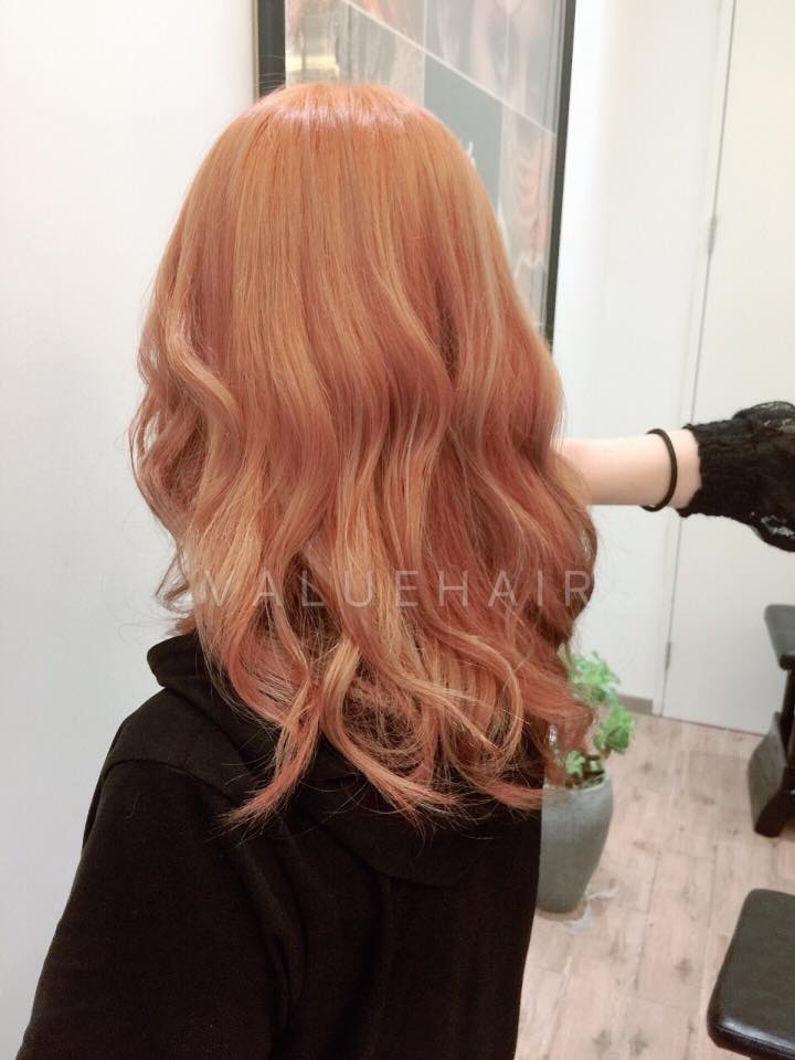【台中染髮推薦】珊瑚橘髮色