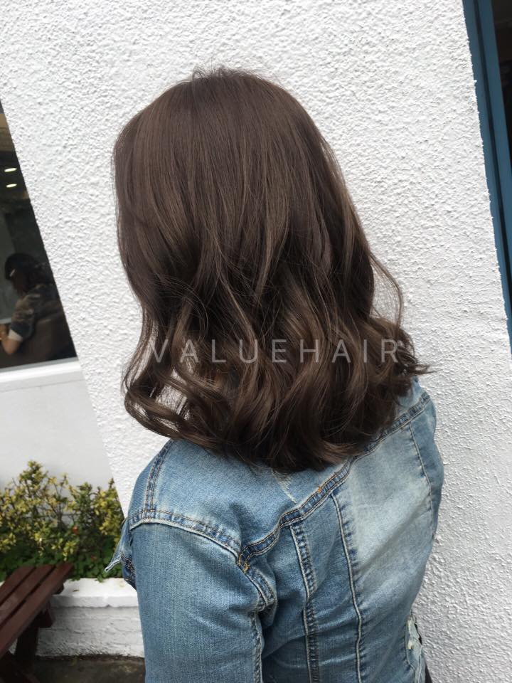 【台中染髮推薦】霧感茶棕色調 冷色調髮色 