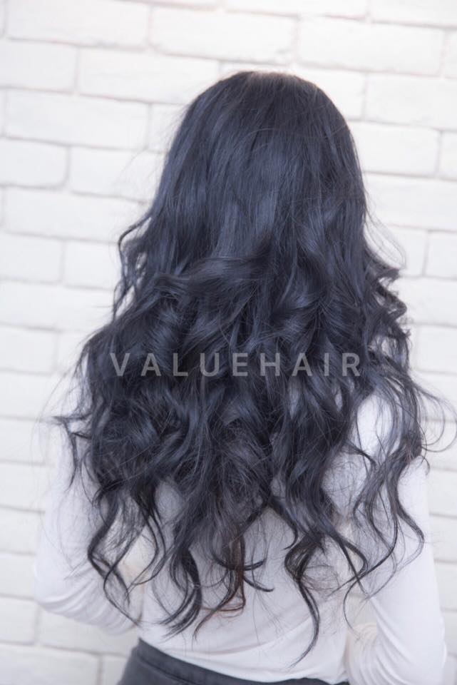 【台中染髮推薦】霧面藍黑色髮色