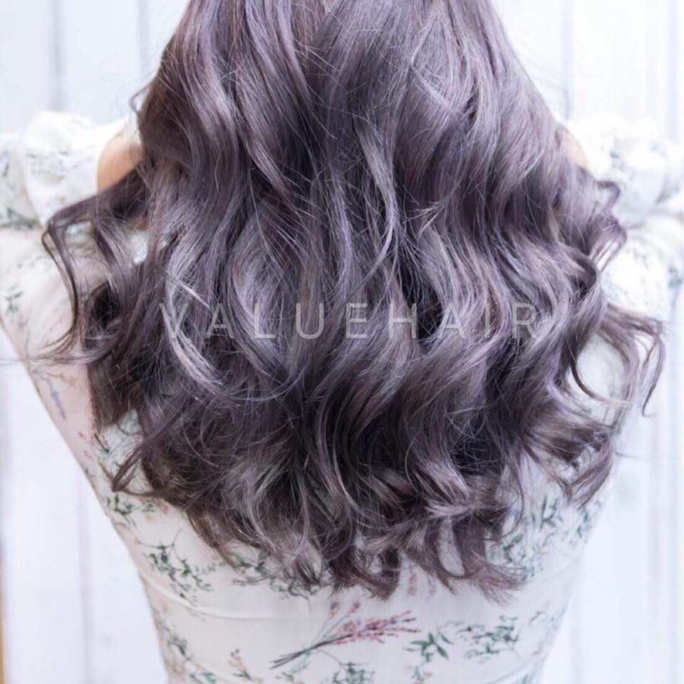 【台中染髮推薦】薰衣草灰霧髮色