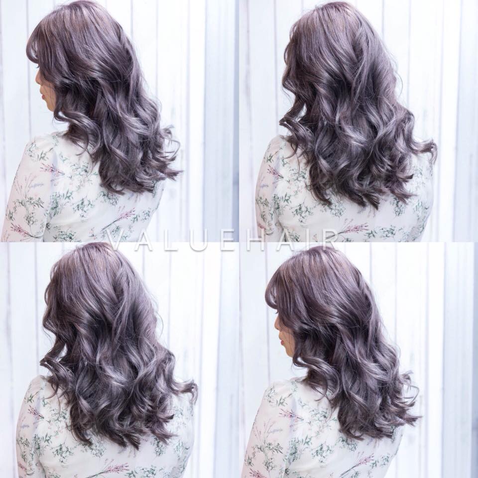 【台中染髮推薦】薰衣草灰霧髮色