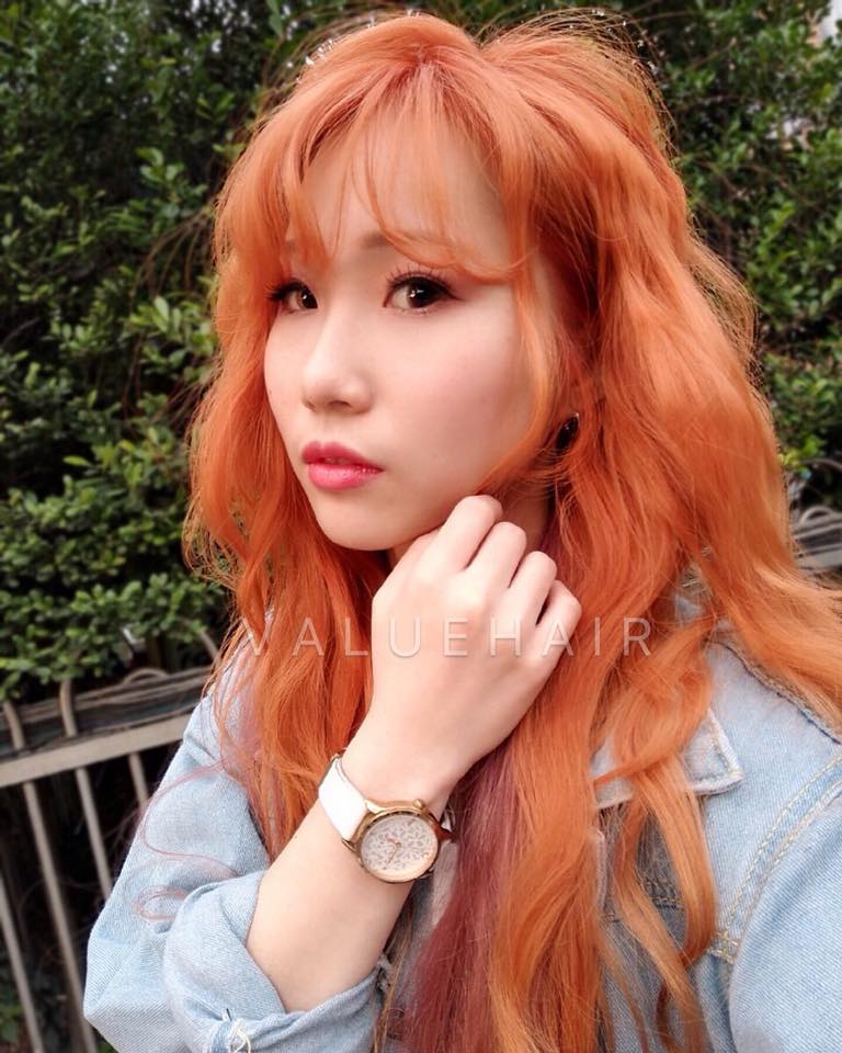 【台中染髮推薦】橘子口味的髮色