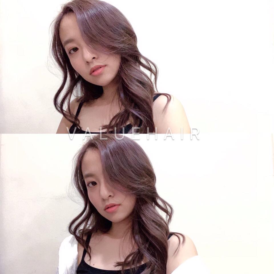 【台中染髮推薦】淡雅藕紫色髮色