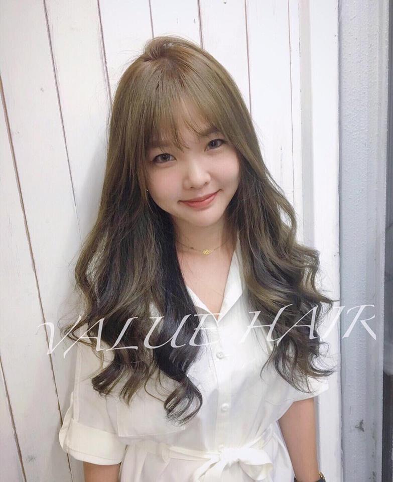 【台中染髮推薦】卡其薄荷綠髮色