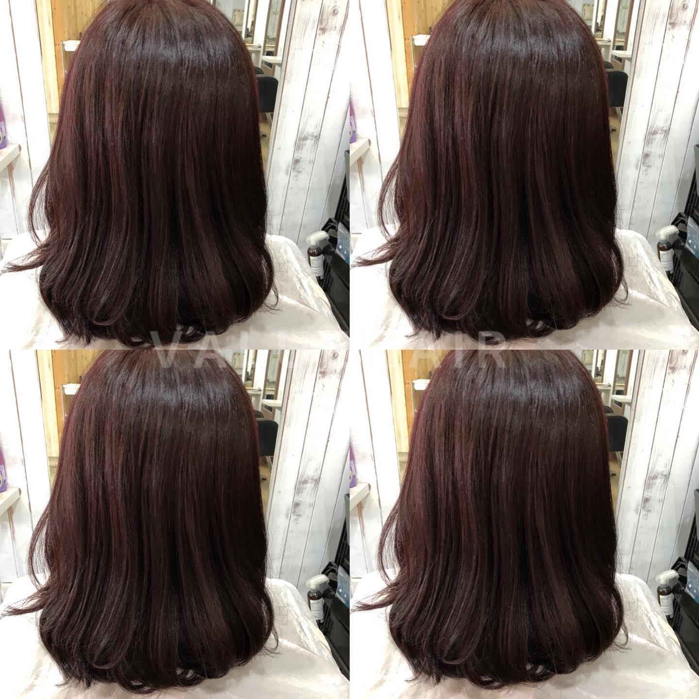 【台中染髮】柔霧粉棕色髮色