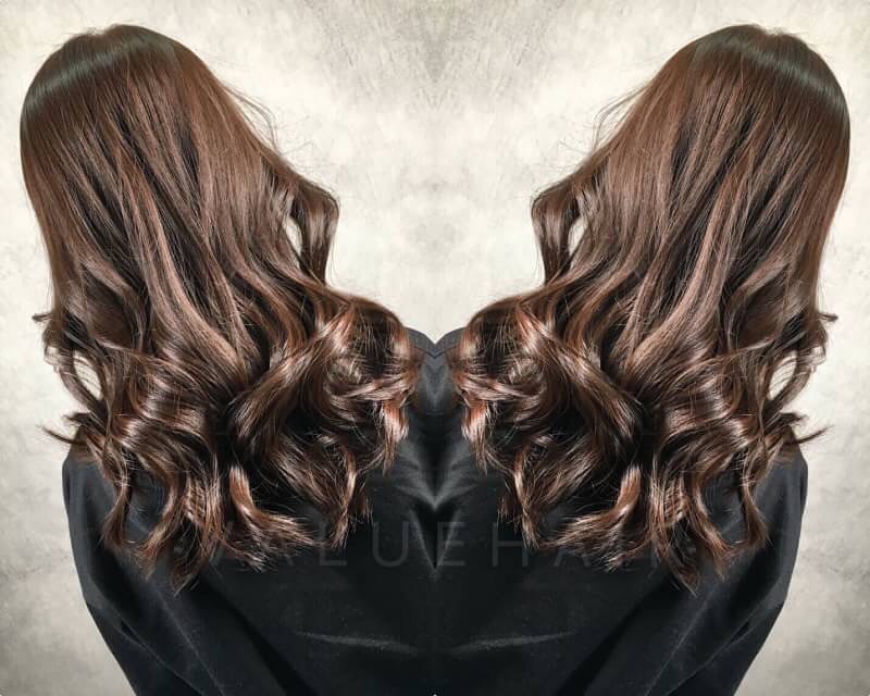 【台中染髮】不用漂、超顯白的柔霧髮色 #煙燻茶棕色