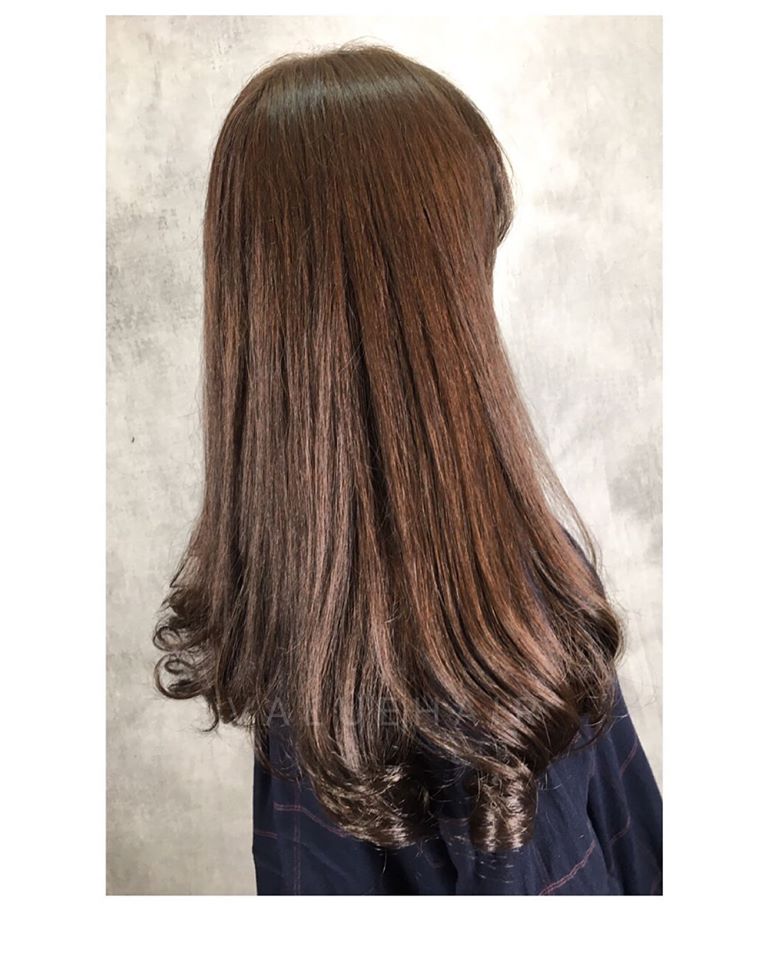 【台中染髮】冷霧棕髮色