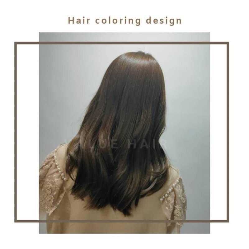 【台中染髮推薦】灰霧感 - 茶綠色髮色