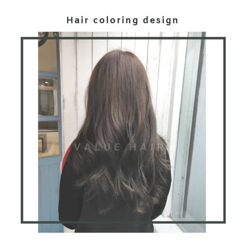 【台中染髮推薦】夜暮綠髮色