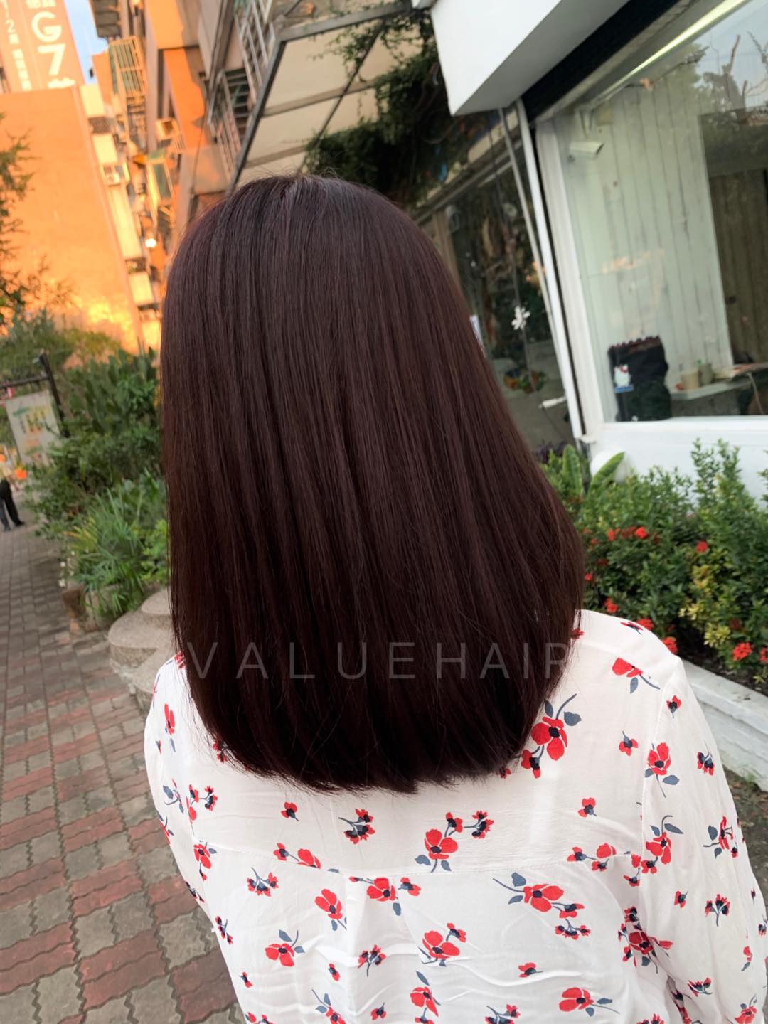 811【台中染髮推薦】黑醋栗棕髮色