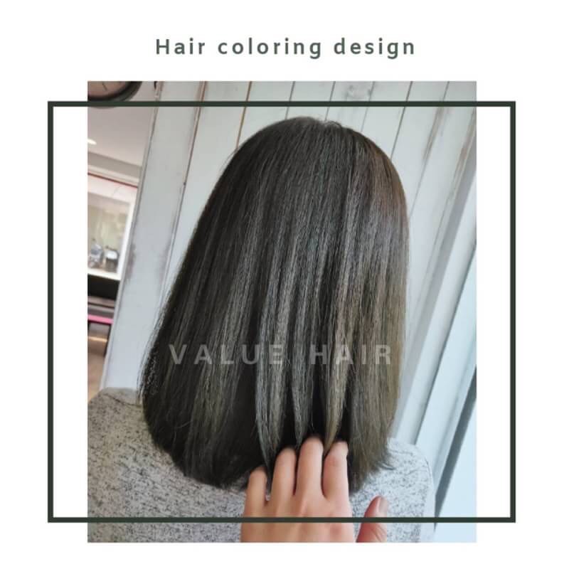 【台中染髮推薦】雪松灰綠髮色