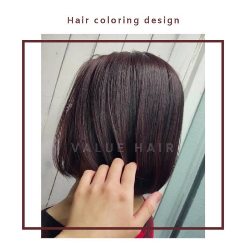 8【台中染髮推薦】微醺髮色 酒紅色