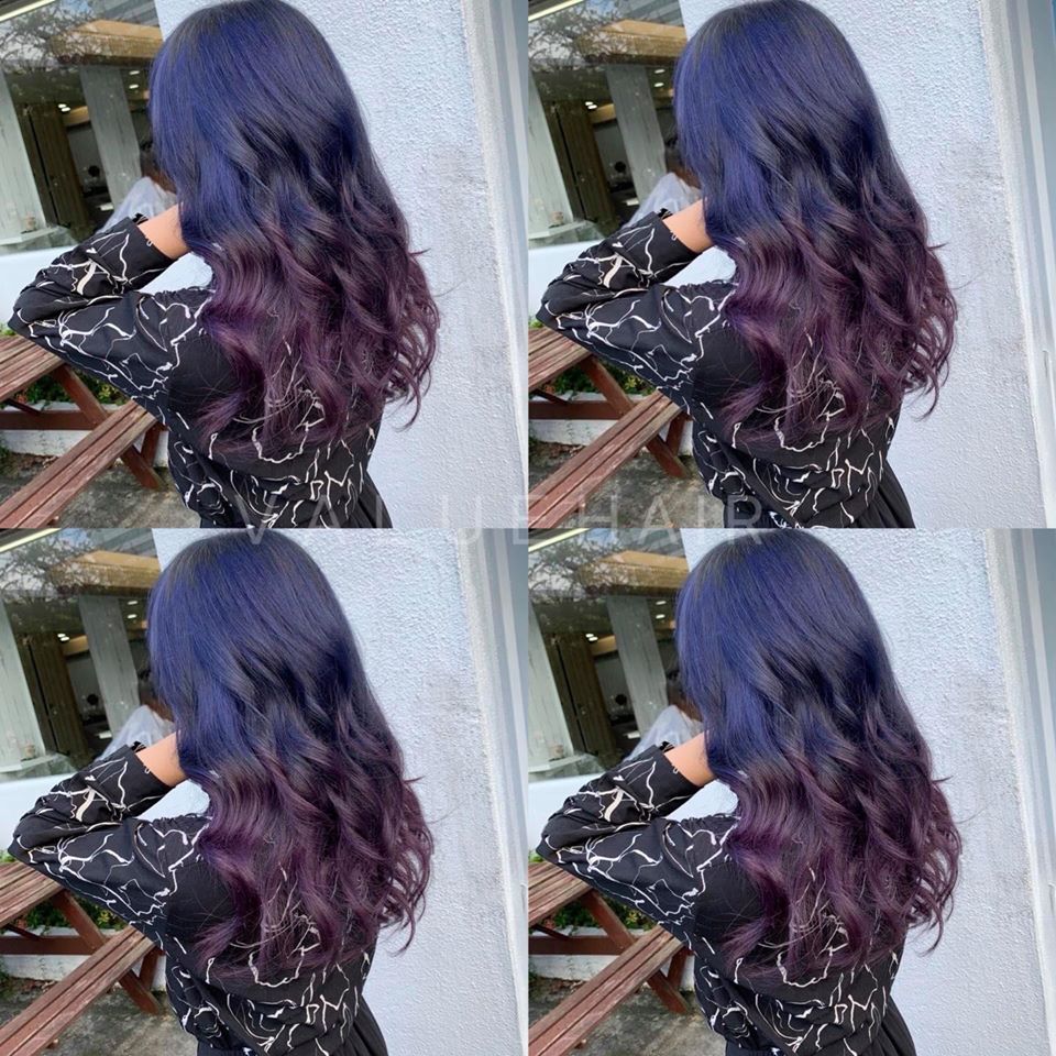 【台中染髮推薦】星空藍紫色漸變髮色7 o