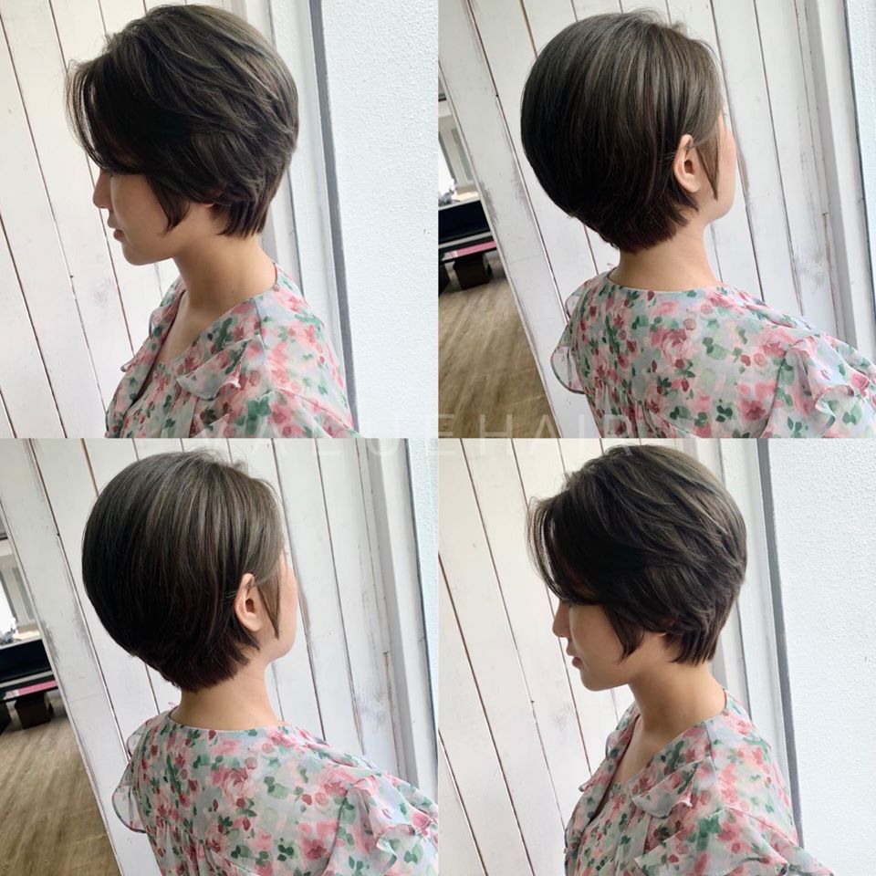 濾鏡冷灰棕髮色