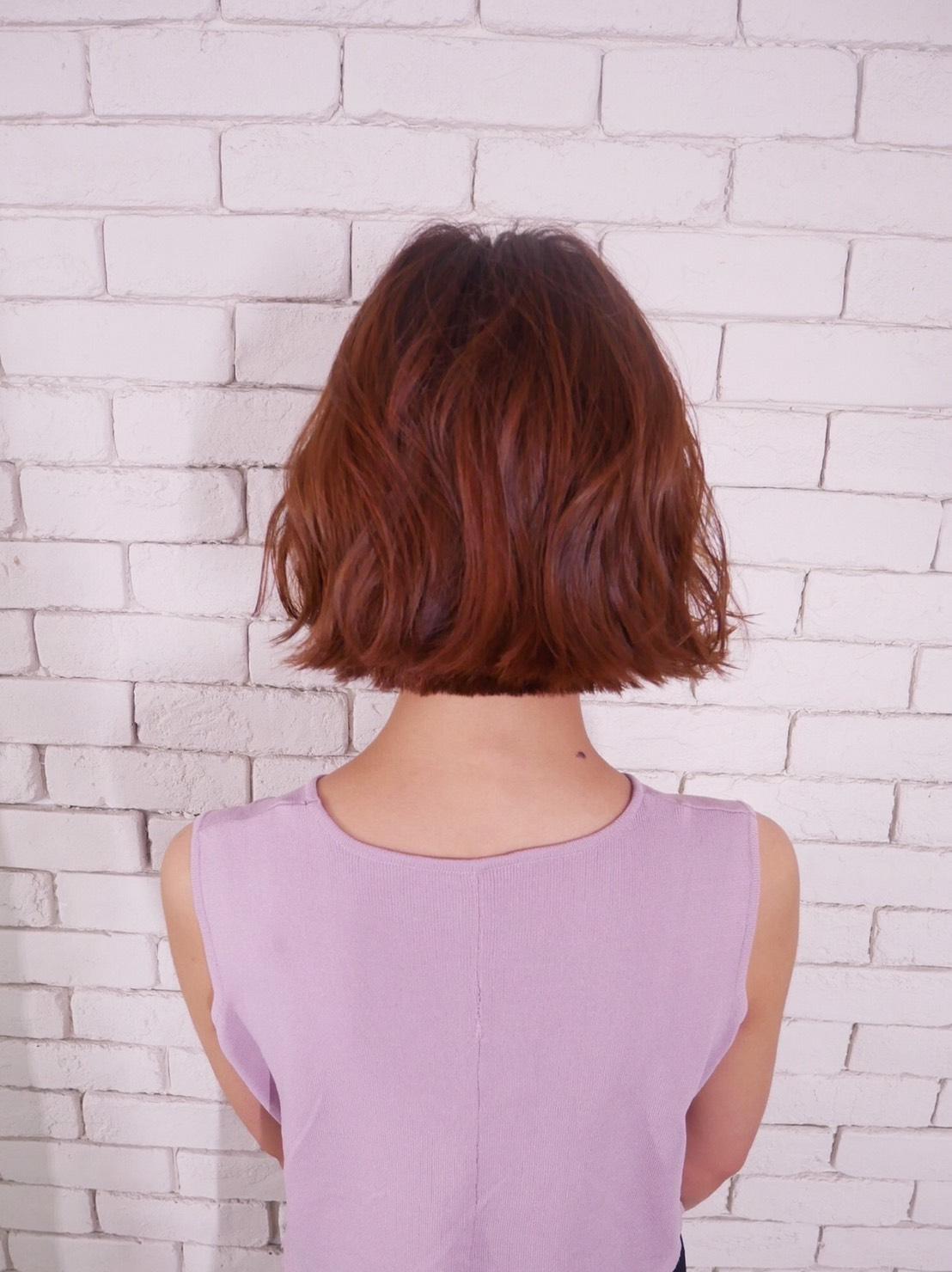 微捲鮑伯頭髮型,台中燙髮推薦,台中剪髮推薦,台中染髮推薦,台中一中染髮推薦