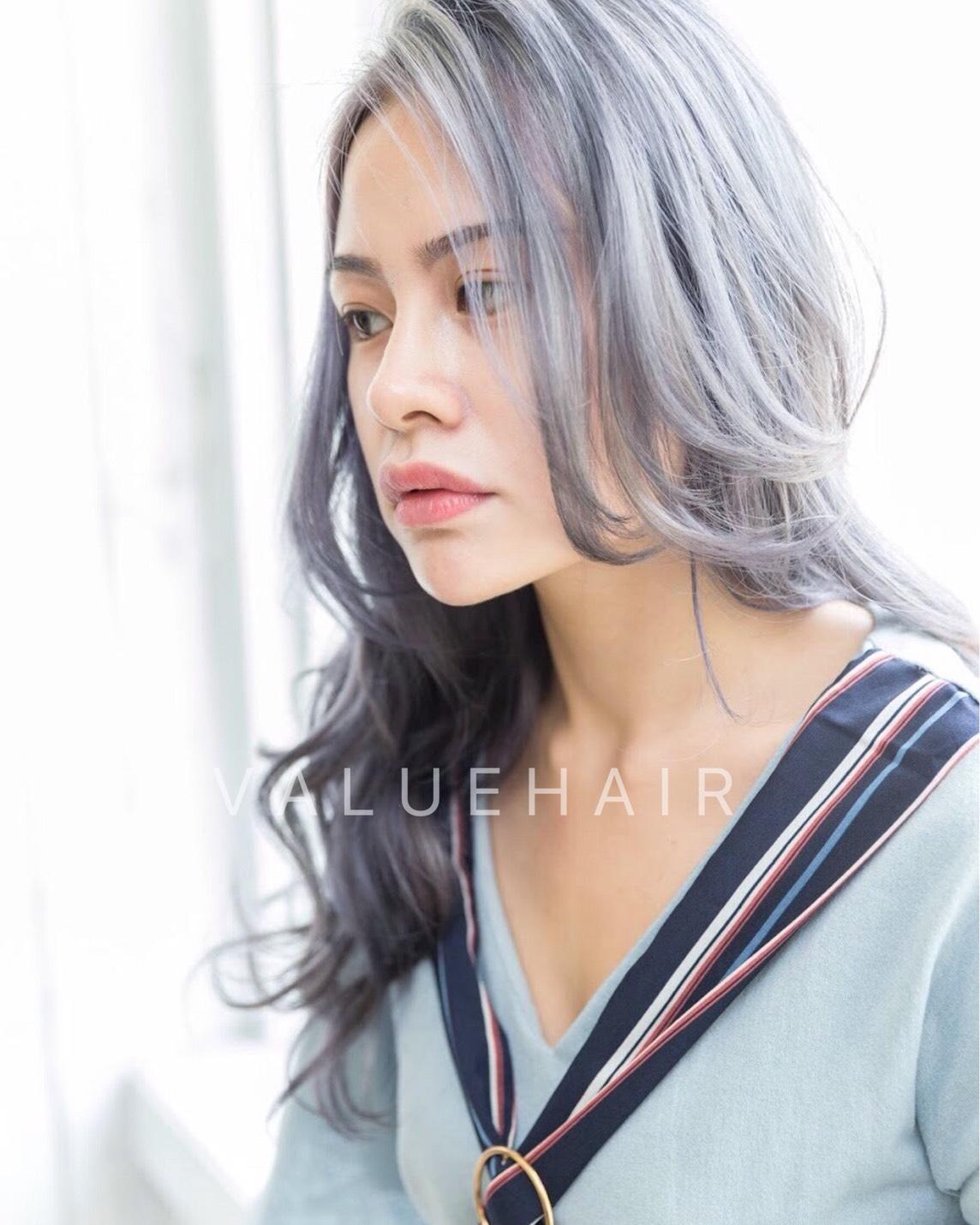 台中染髮推薦歐美風獨角獸色系髮色