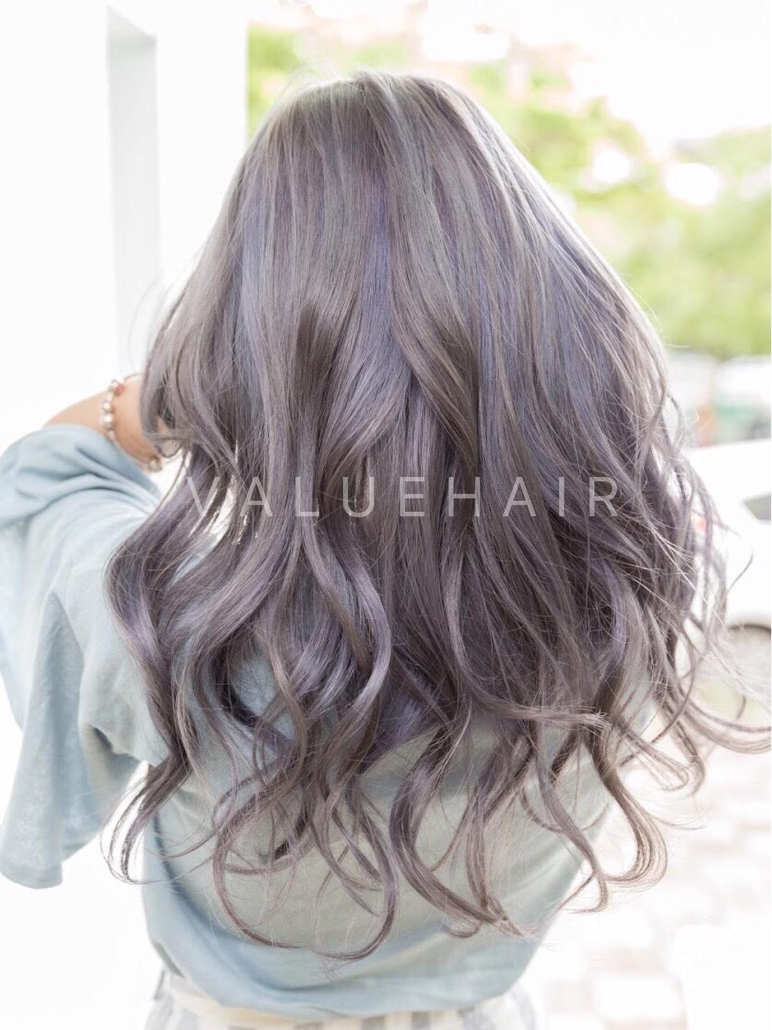 台中染髮推薦歐美風獨角獸色系髮色