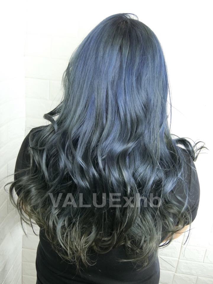 【台中染髮推薦】寶石藍????x墨綠髮色