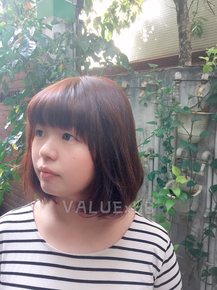 【台中染髮推薦】霧棕紅～甜美加溫中！