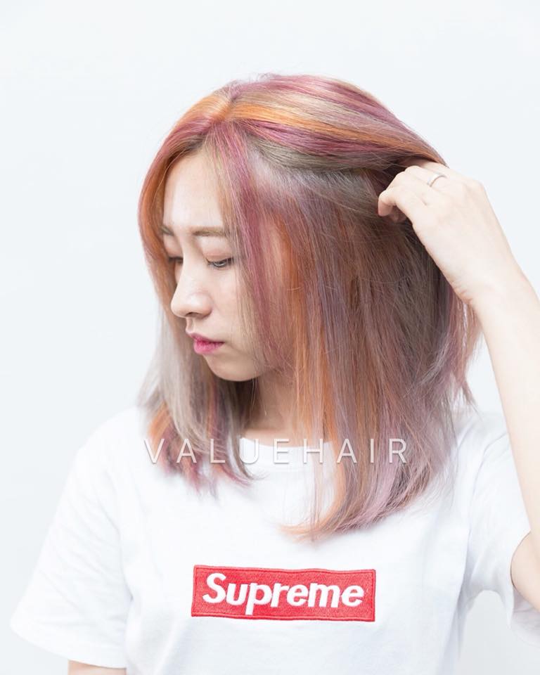 【台中染髮推薦】繽紛多層次髮色