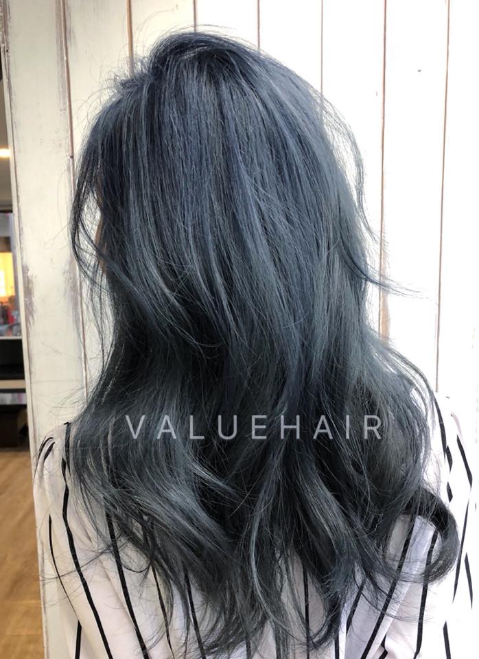 【台中染髮推薦】深海藍髮色 