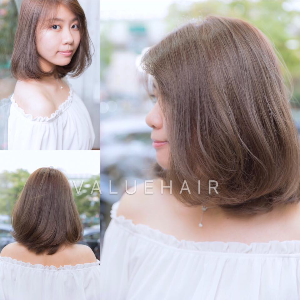 【台中染髮推薦】柔霧卡其棕髮色
