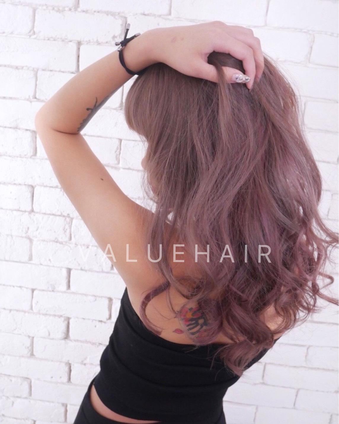 【台中染髮推薦】迷霧感獨角獸色系髮色｜台中剪髮推薦、台中燙髮推薦、台中一中染髮推薦